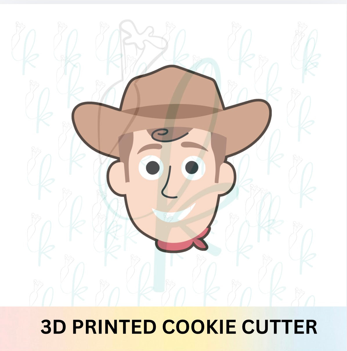 Cowboy Character Cookie Cutter