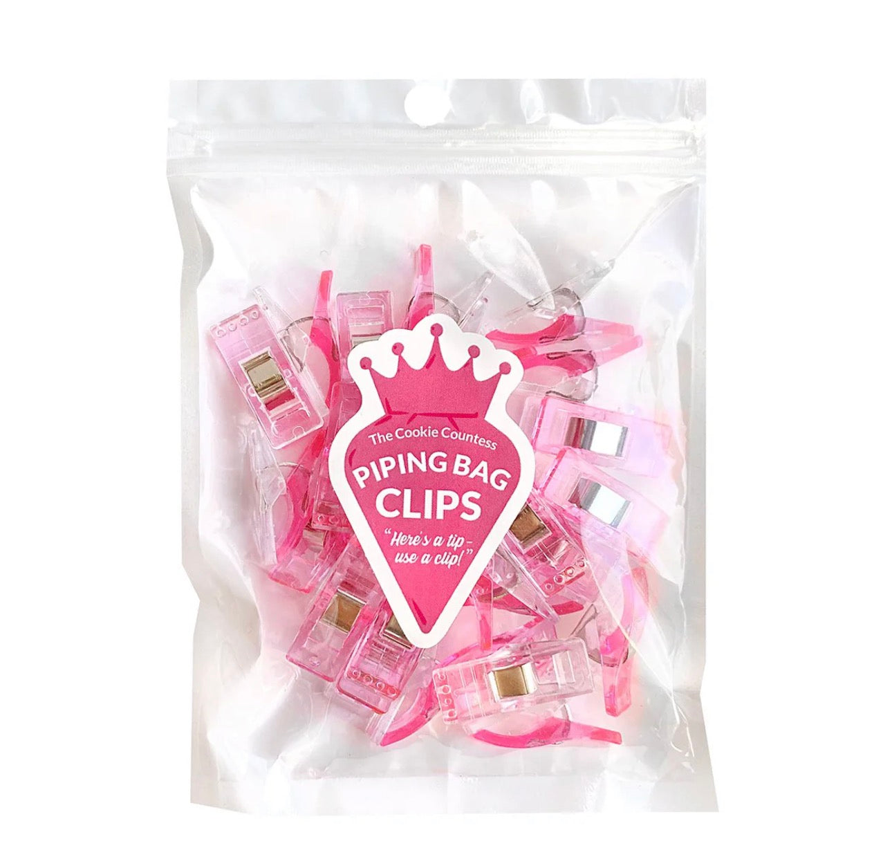 Piping Bag Tip Clips | Cookie Countess | Pack of 25