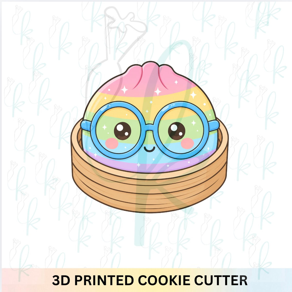 Cute Glasses Dumpling Cookie Cutter