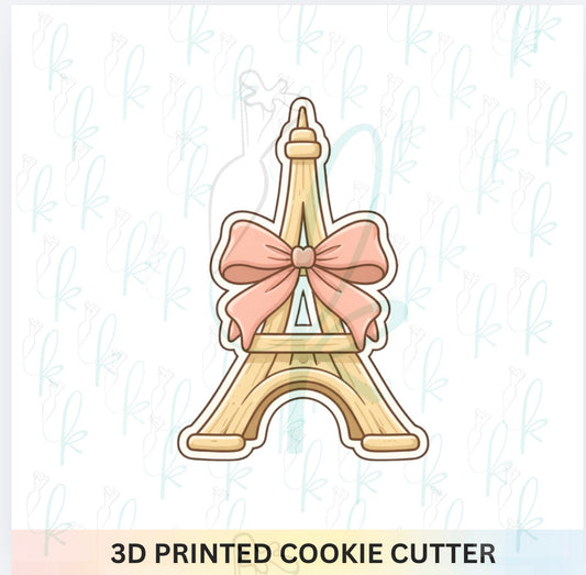 Bow Eiffel Tower Cookie Cutter