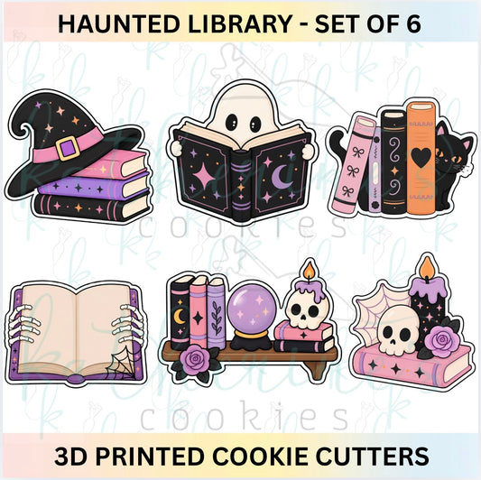 Haunted Library - Set of 6 Cookie Cutters