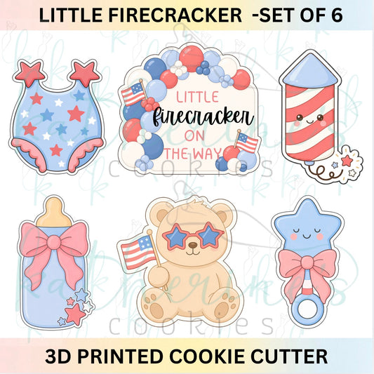 Little Firecracker - Set of 6 Cookie Cutters