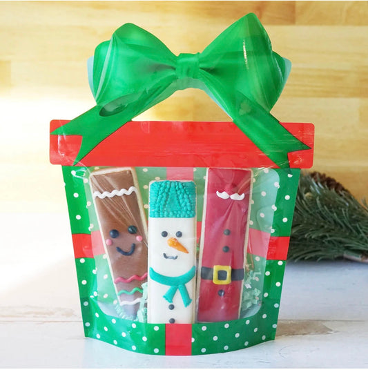 Green Gift Cookie Bag | Cookie Countess Cookie Packaging Bags | Set of 10 Bags