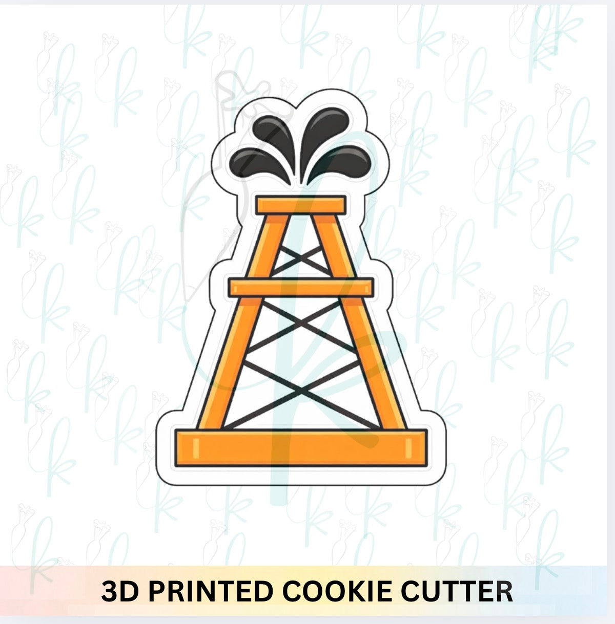 Oil Rig Cookie Cutter