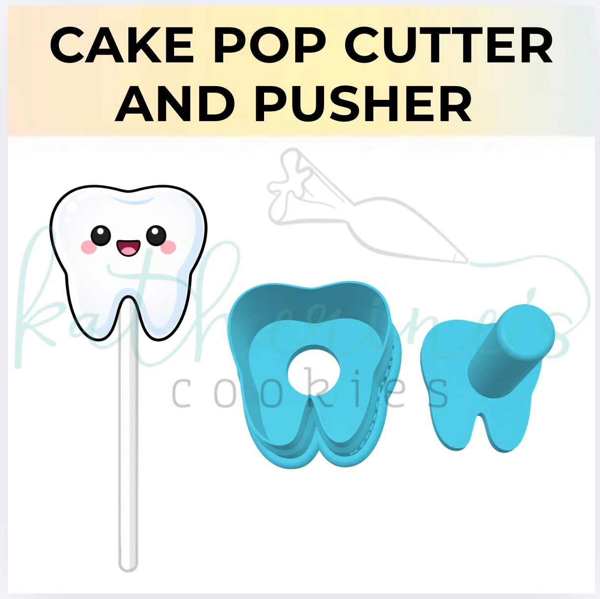 Tooth - Cake Pop Cutter and Pusher