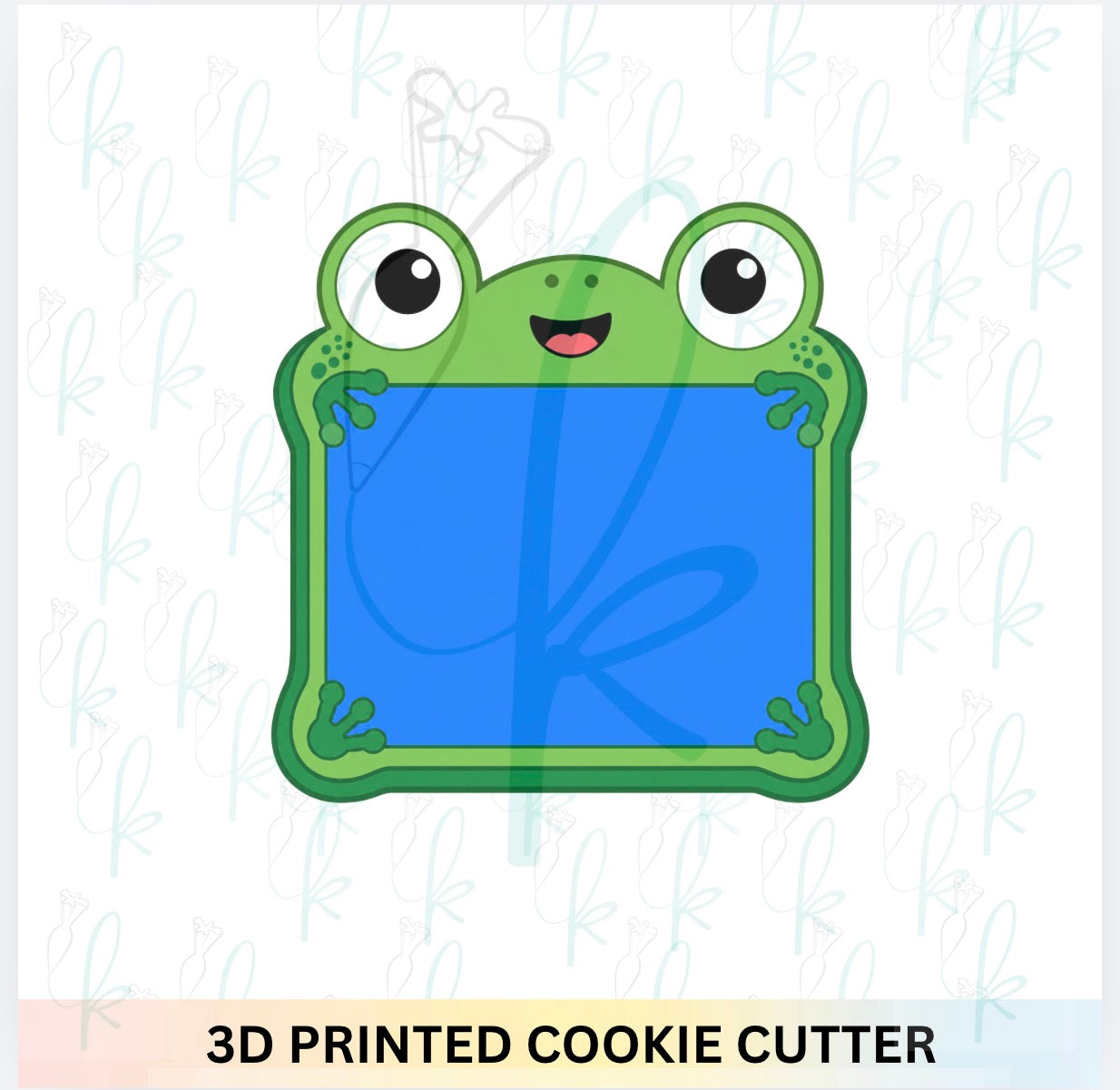 Frog Tablet Cookie Cutter