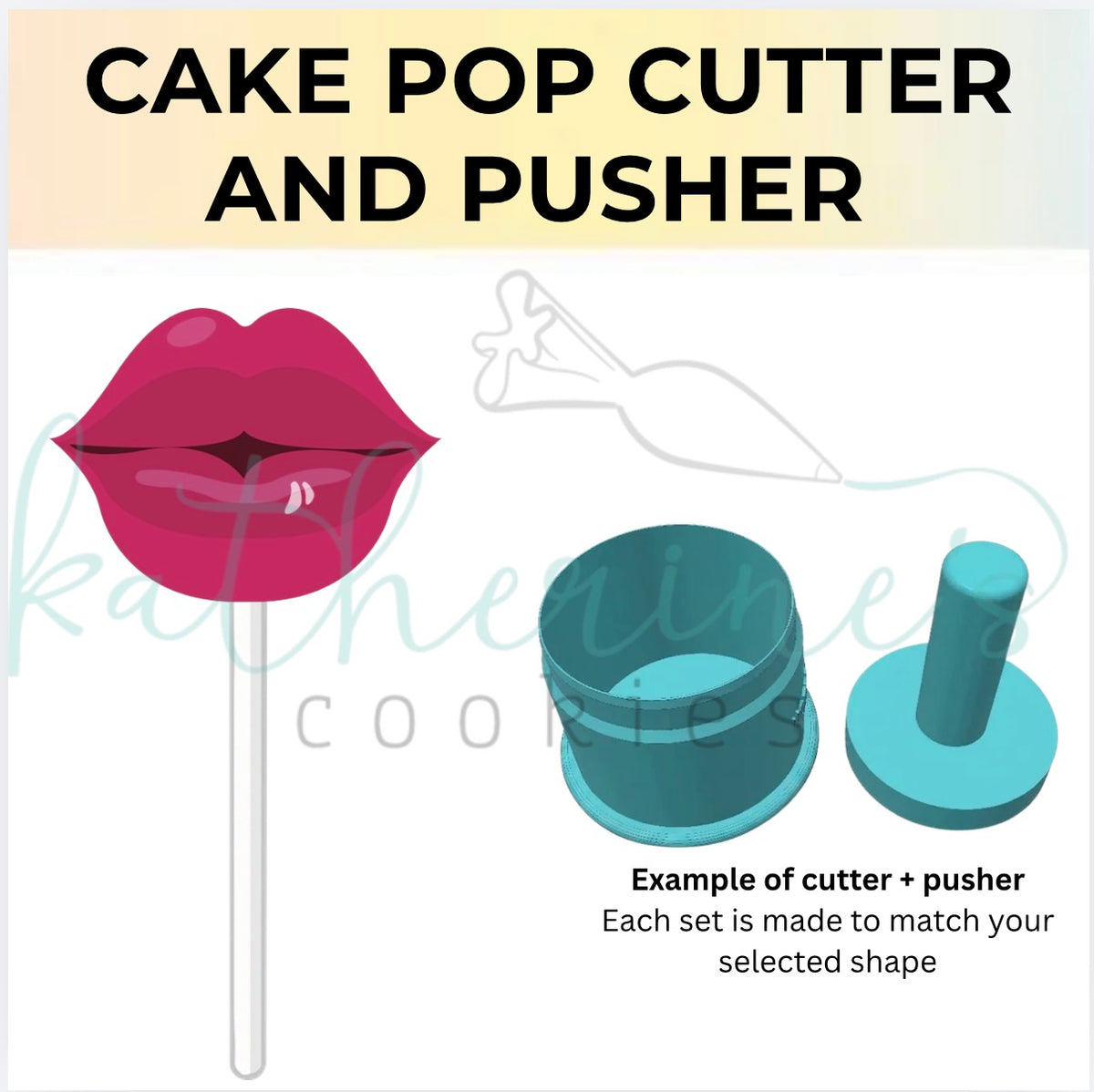 Lips - Cake Pop Cutter and Pusher