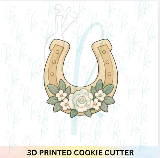 Floral Horseshoe Cookie Cutter