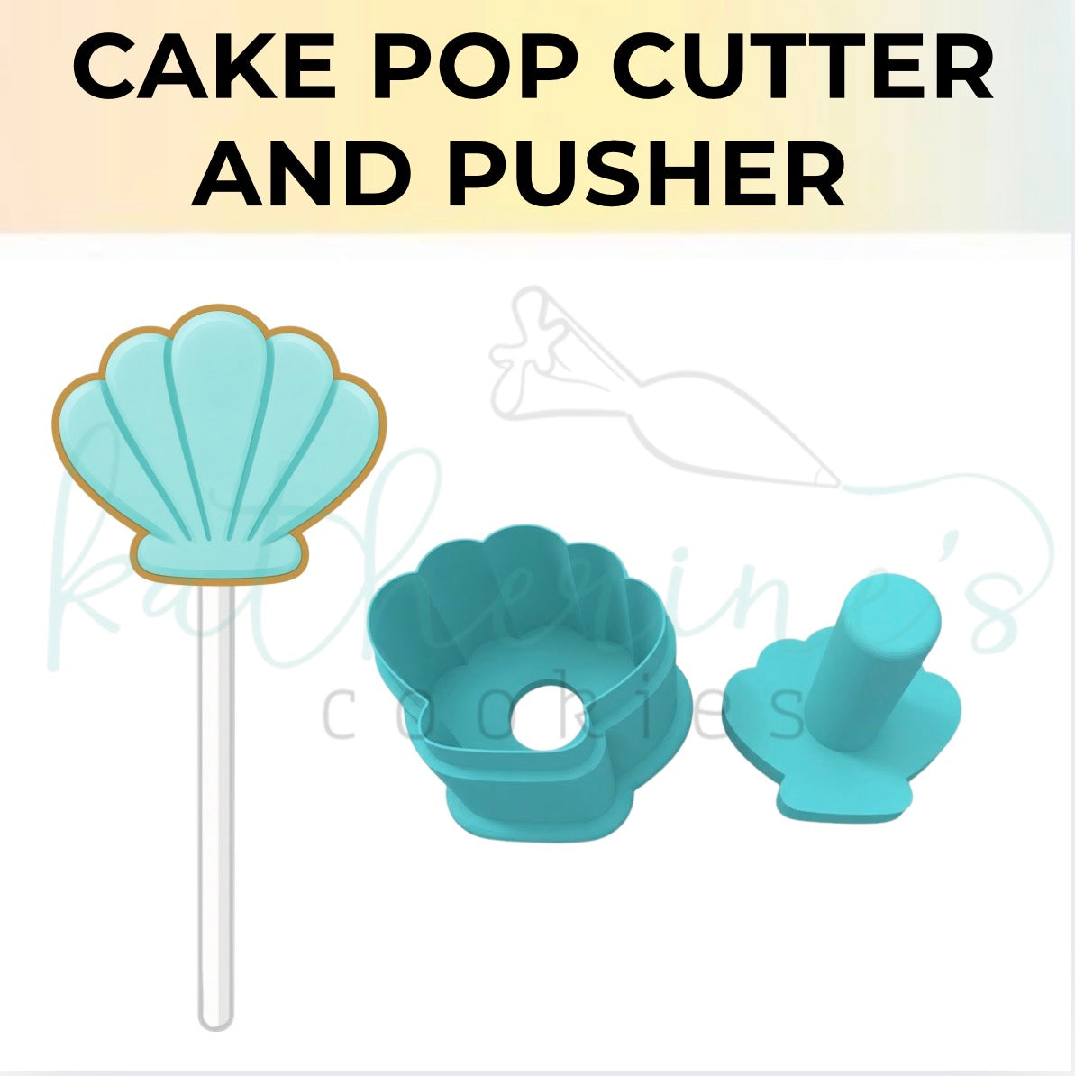Seashell - Cake Pop Cutter and Pusher