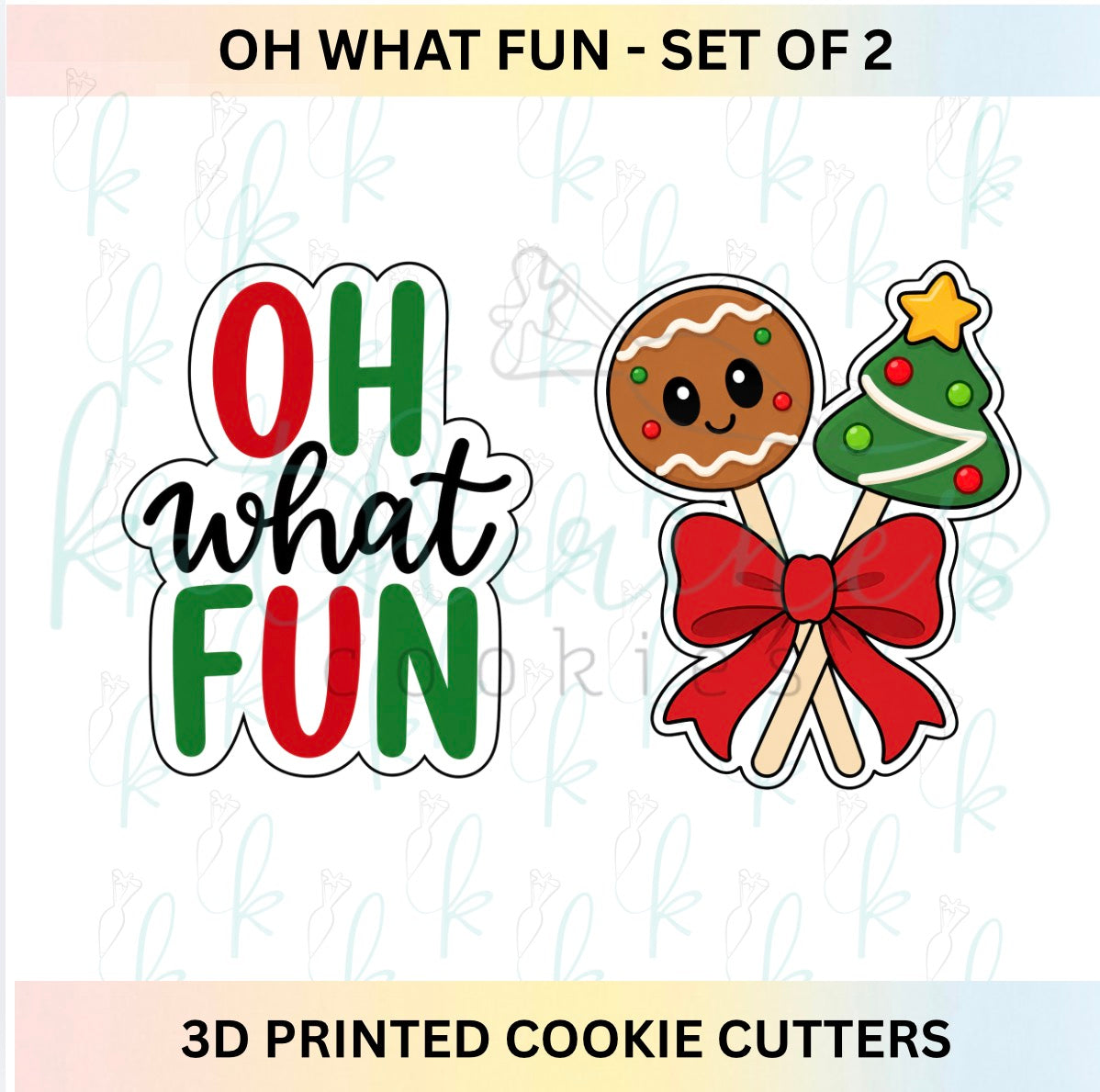 Oh What Fun Set of 2 Cookie Cutters