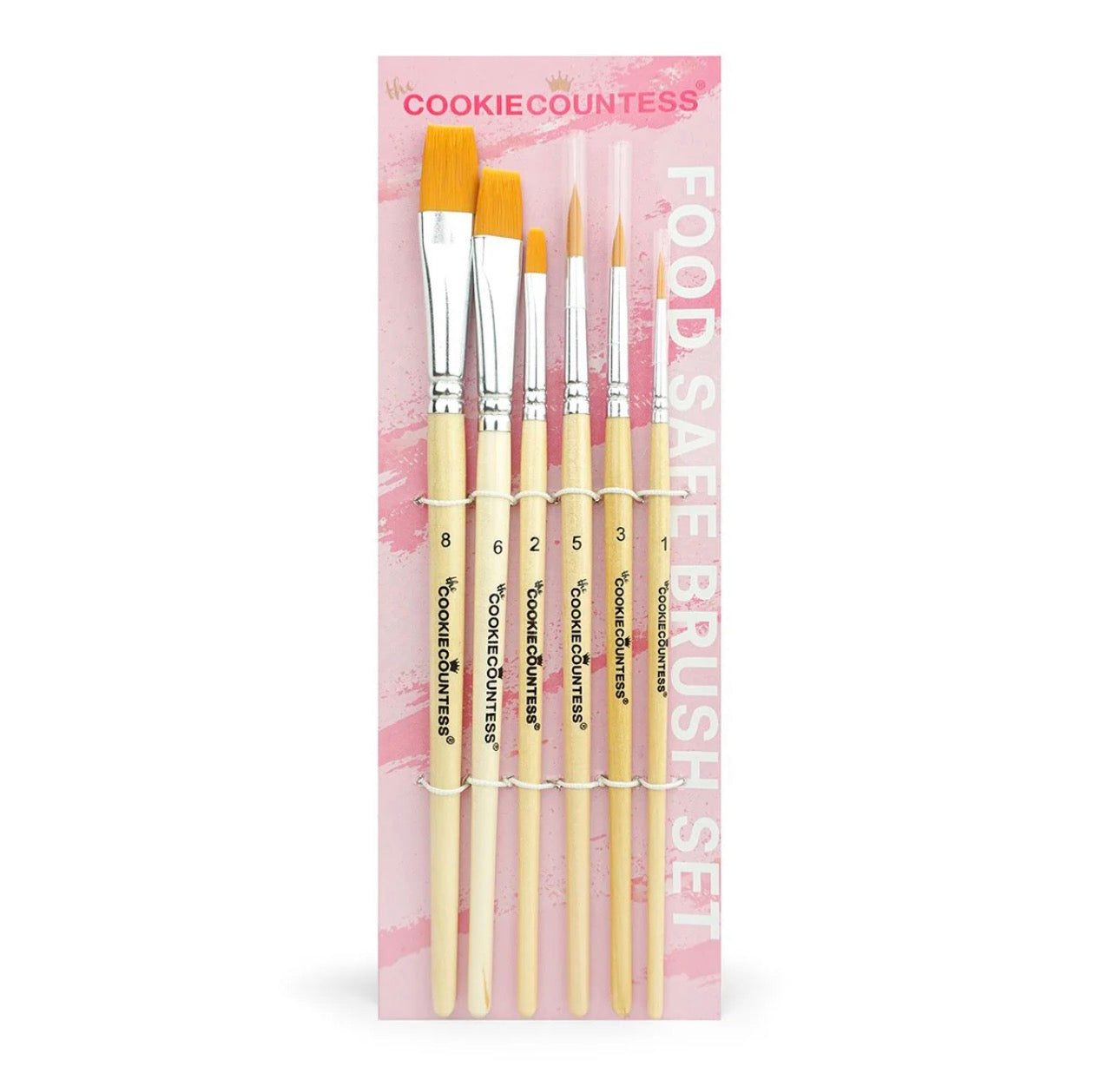 Food Safe Brushes Set of 6 | Cookie Countess
