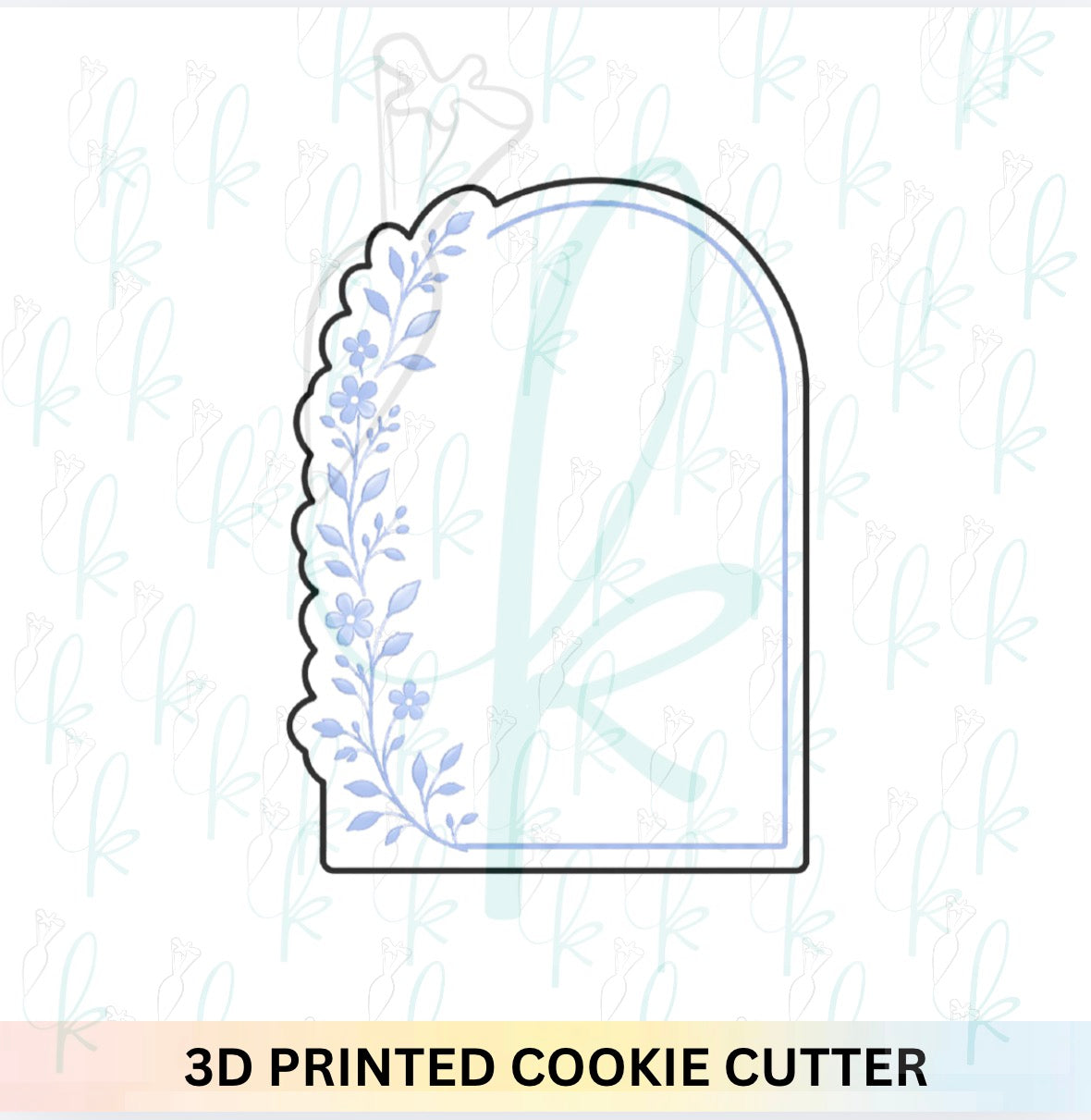 Toile Arch Plaque Cookie Cutter