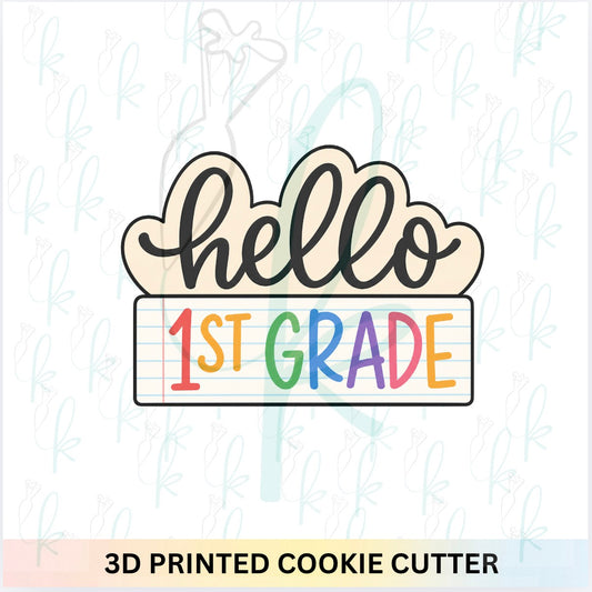 Hello Grade Cookie Cutter