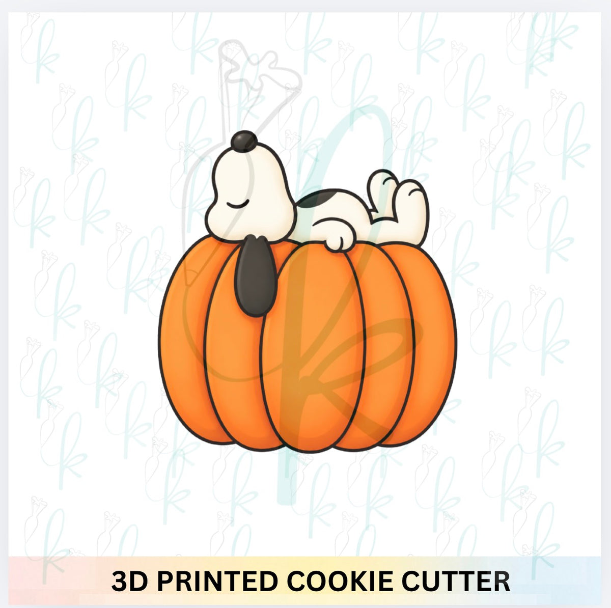 Beagle on Pumpkin Cookie Cutter