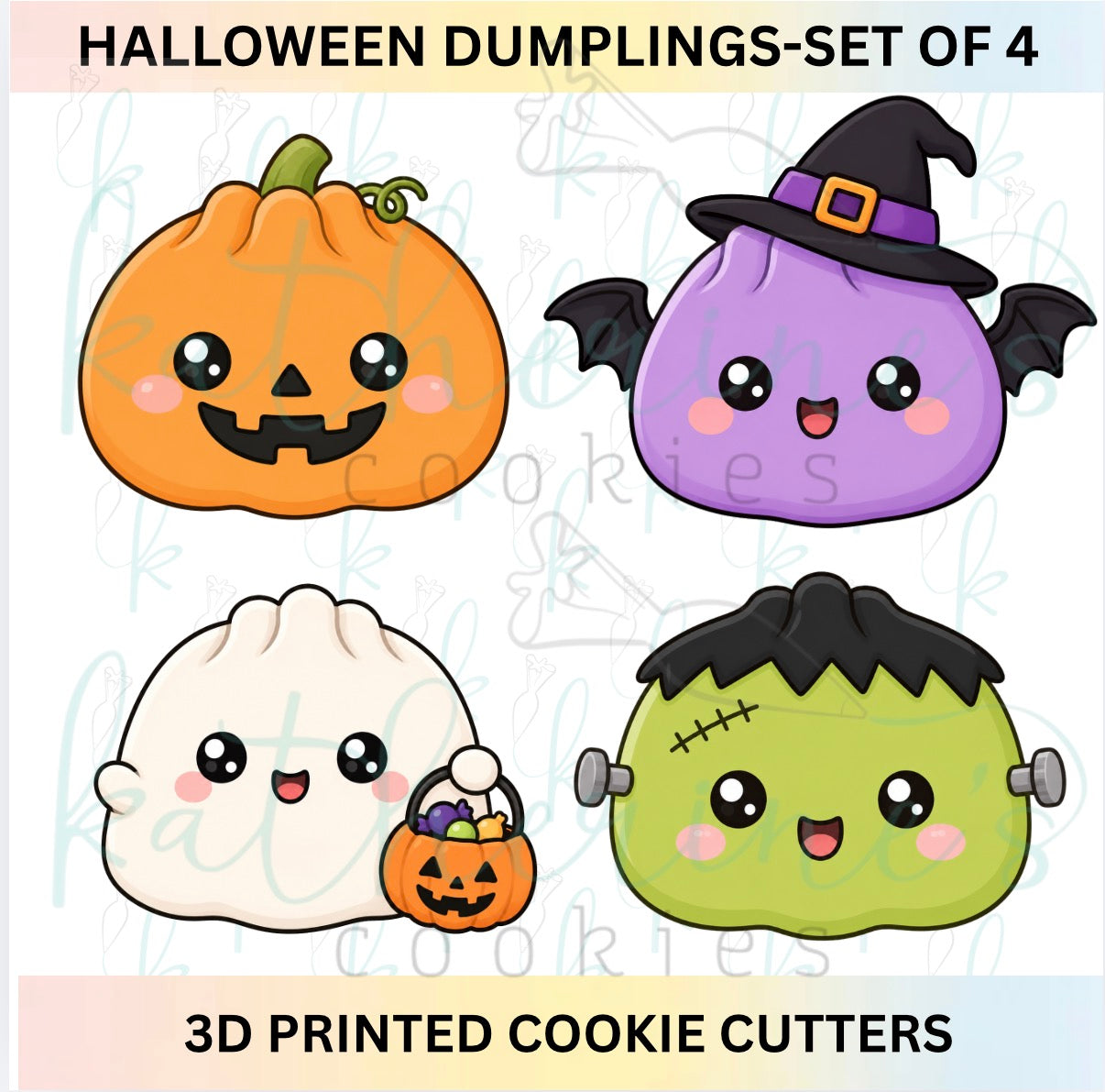 Halloween Dumplings - Set of 4 Cookie Cutters