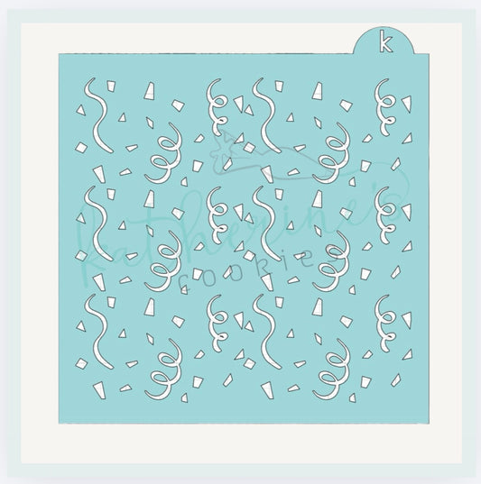 Confetti Cookie Stencil