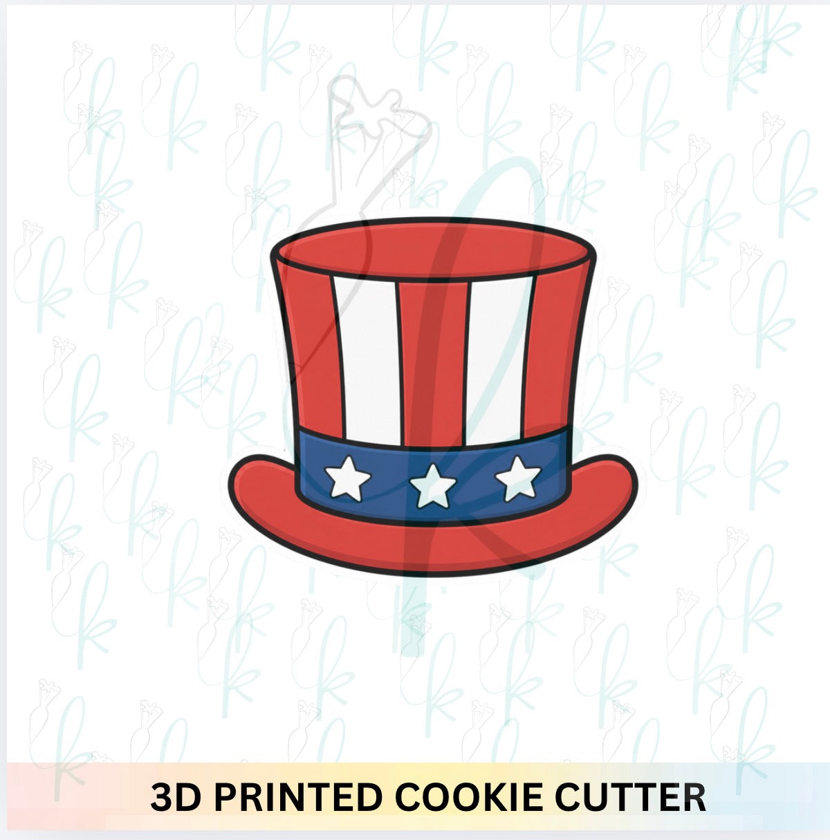 Uncle Sam Hat Cookie Cutter