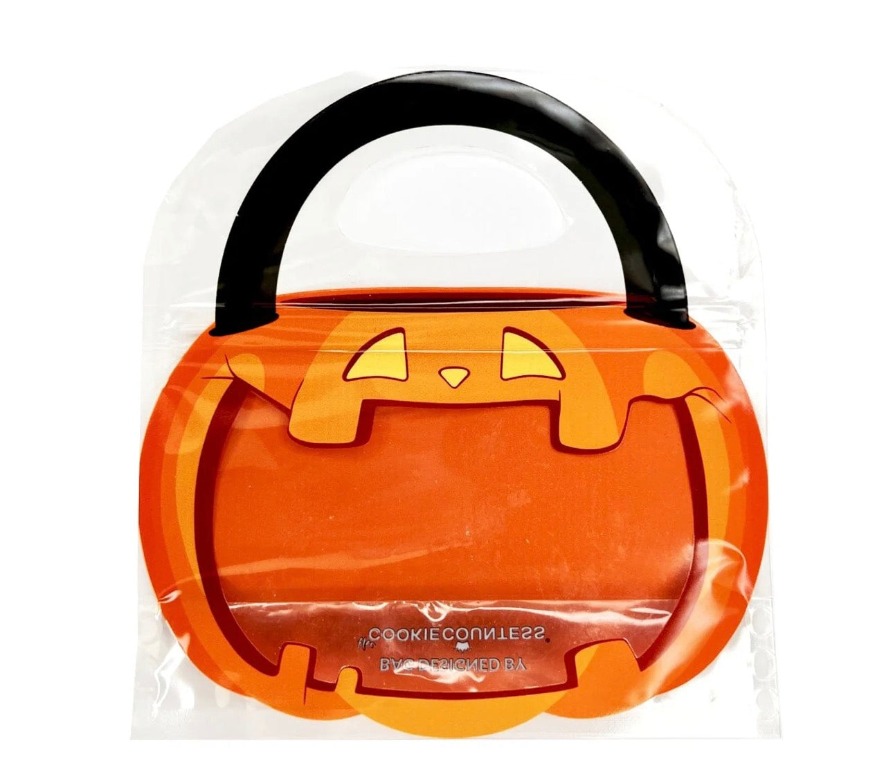 Jack-O-Lantern Cookie Bag | Cookie Countess Halloween Cookie Packaging Bags | Set of 10 Bags