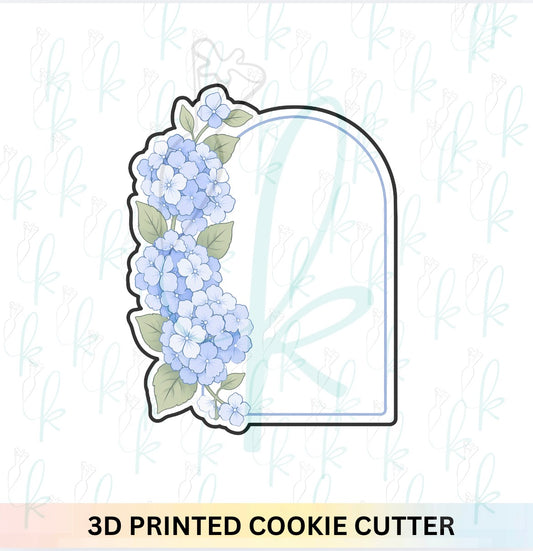 Hydrangea Arch Plaque Cookie Cutter