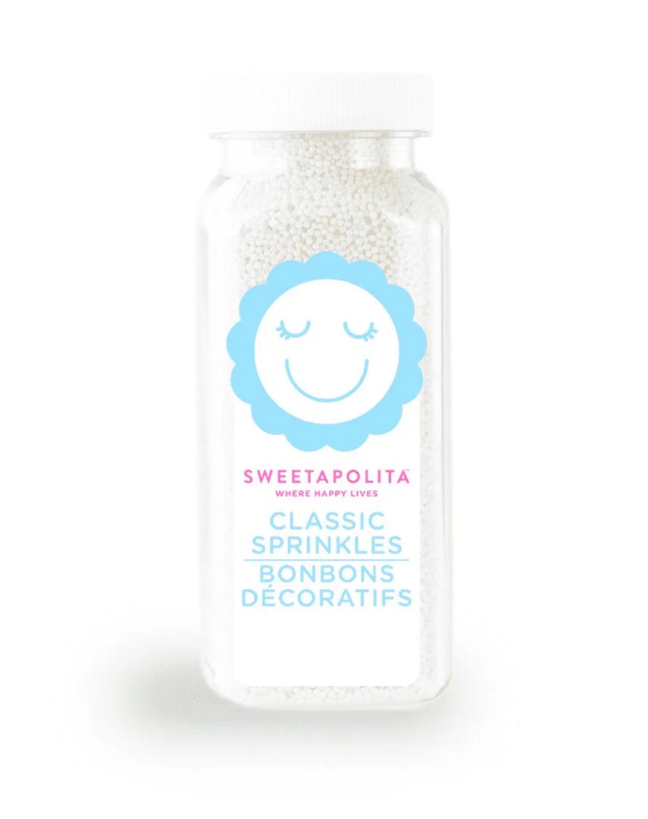 Sweetapolita White Mini Nonpareils, 4 oz