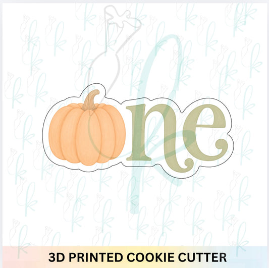 Pumpkin One Cookie Cutter