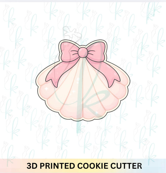 Bow Seashell Cookie Cutter