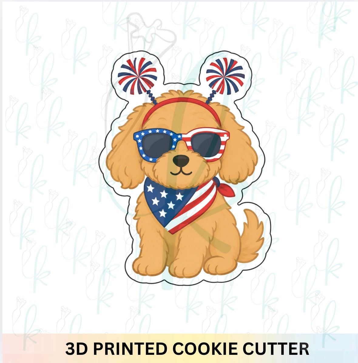 Americana Dog Cookie Cutter