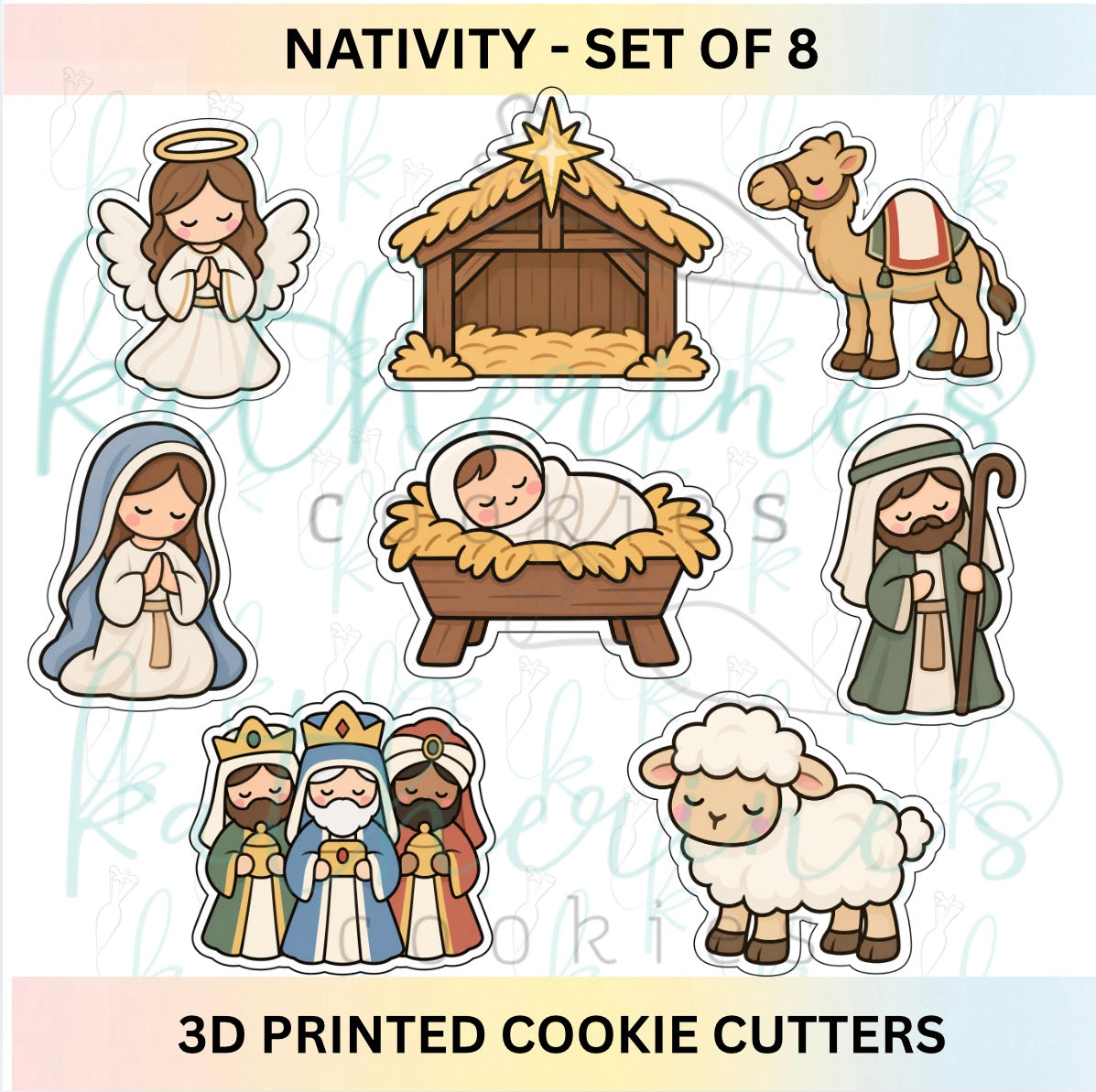 Nativity - Set of 8 Cookie Cutters