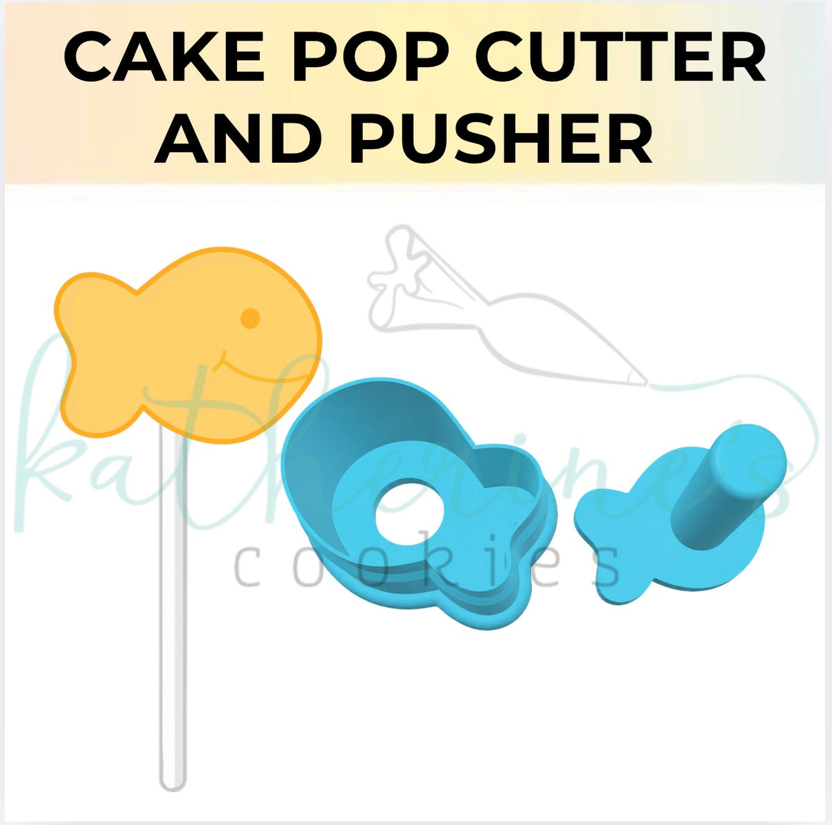 Fish - Cake Pop Cutter and Pusher