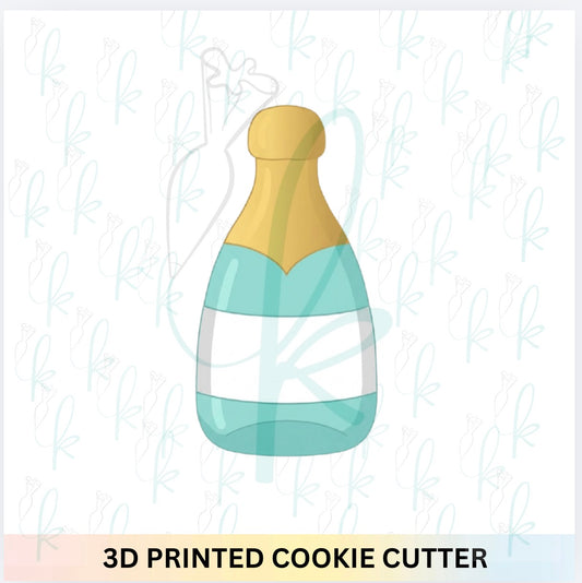 Champagne Bottle Cookie Cutter