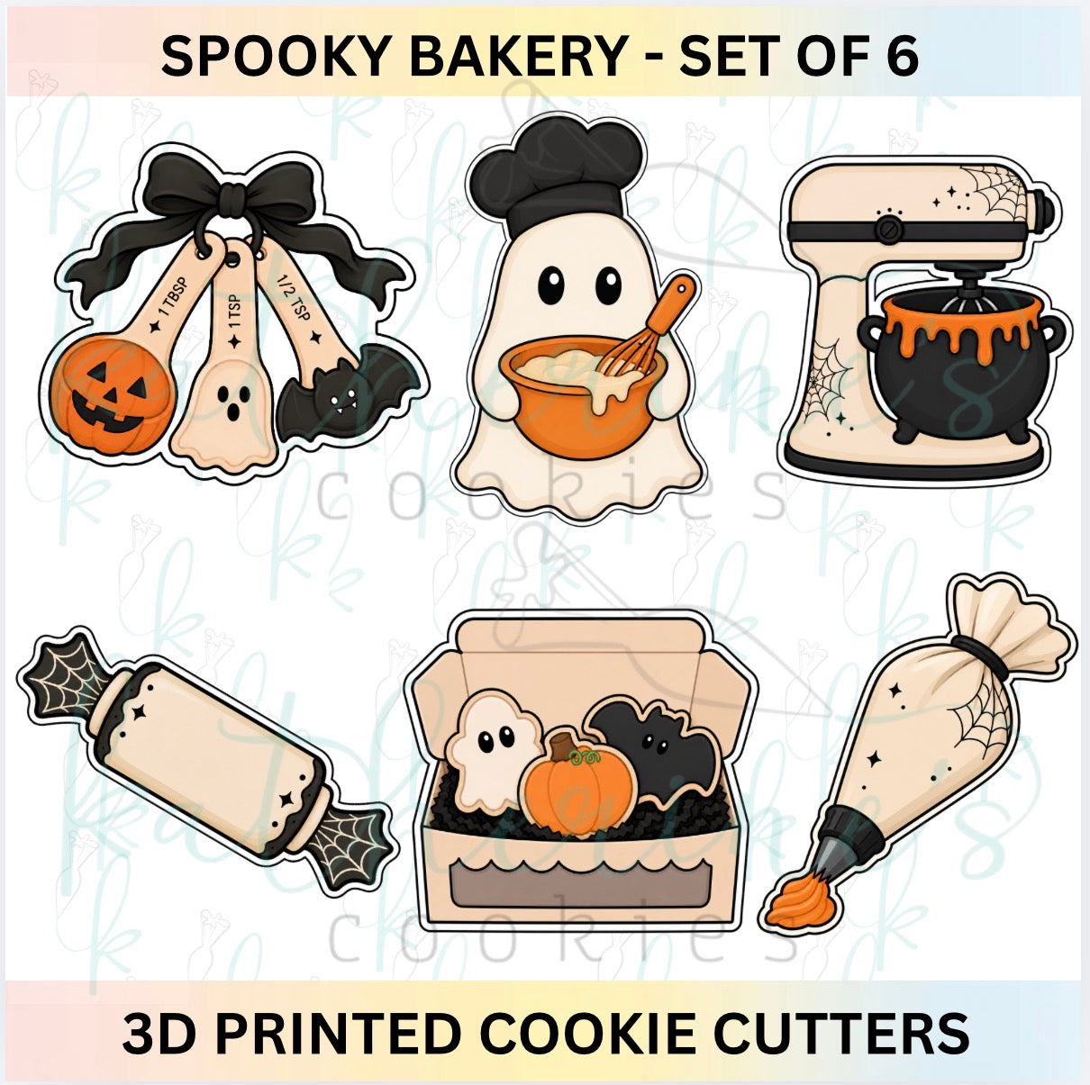 Spooky Bakery - Set of 6 Cookie Cutters