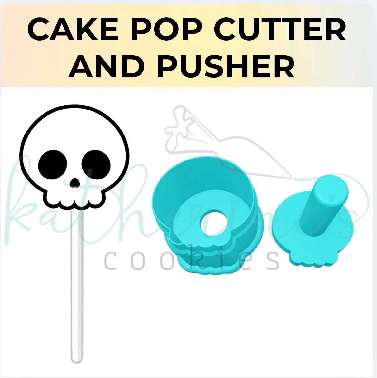 Skull - Cake Pop Cutter and Pusher