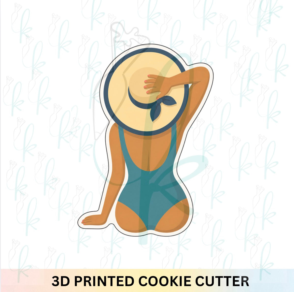 Poolside Lady Cookie Cutter
