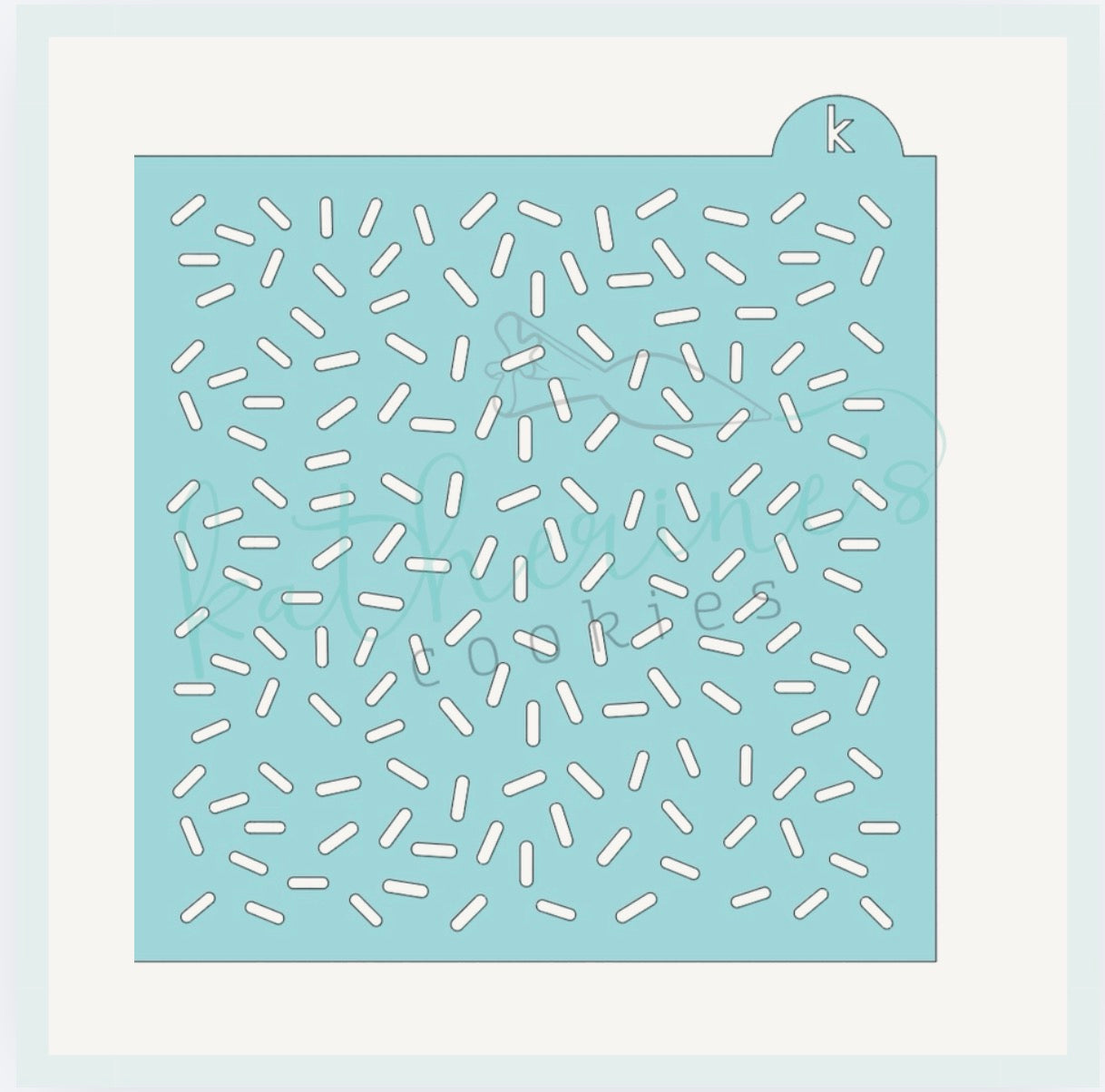 Sprinkles Cookie Stencil