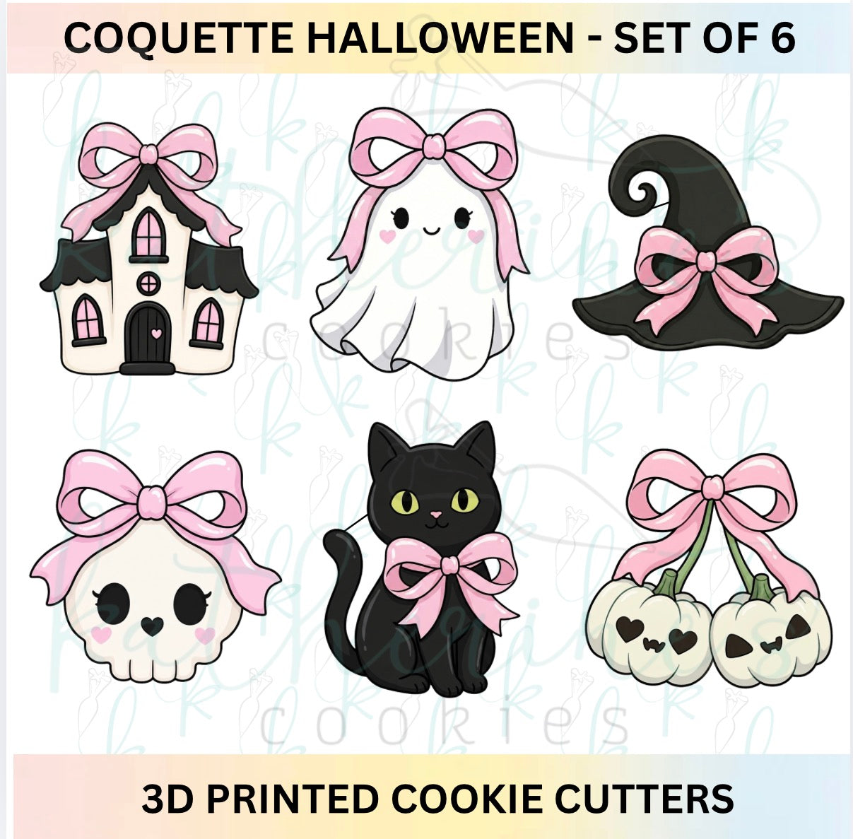 Coquette Halloween - Set of 6 Cookie Cutters