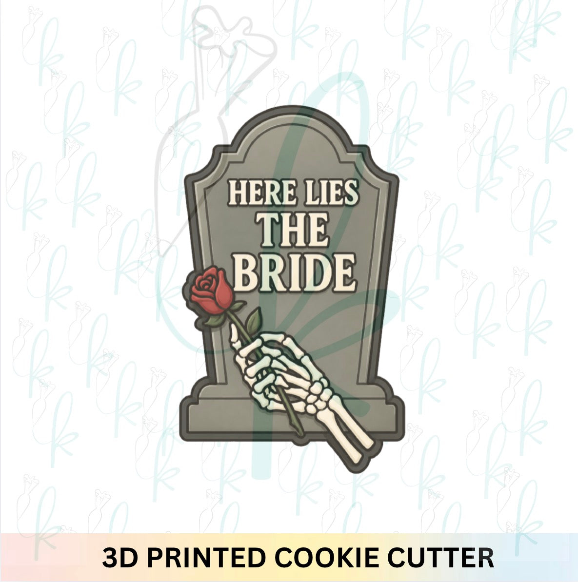 Bride Tombstone Cookie Cutter