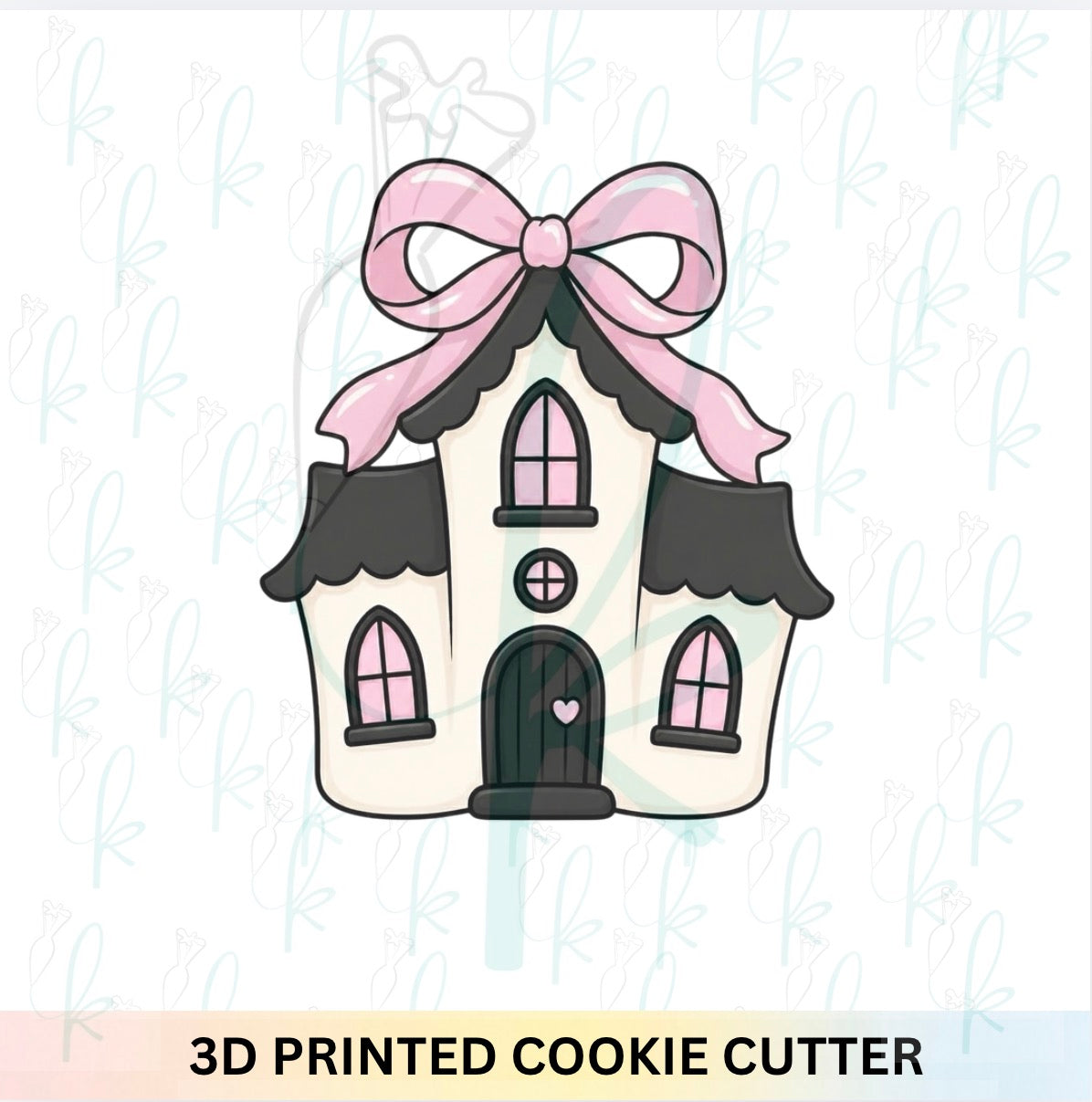Coquette Haunted House Cookie Cutter