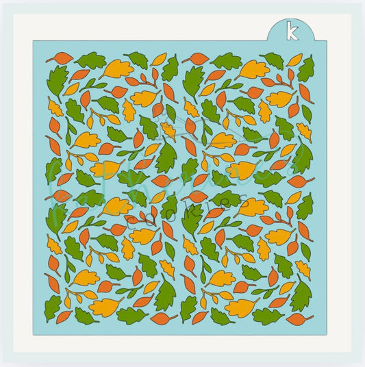 Fall Leaves Three Piece Cookie Stencil