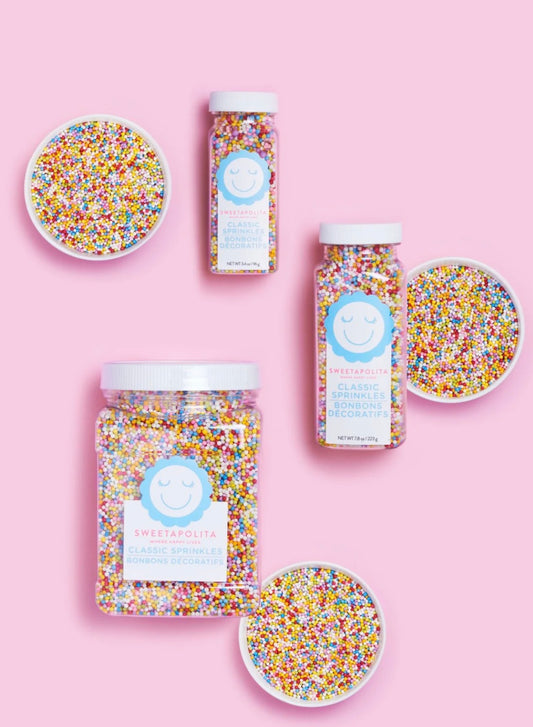 Sweetapolita Natural Rainbow Nonpareils, 4 oz