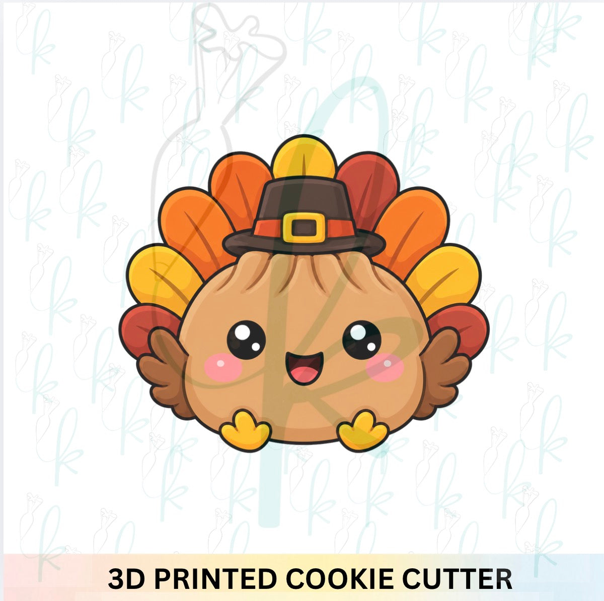 Turkey Dumpling Cookie Cutter
