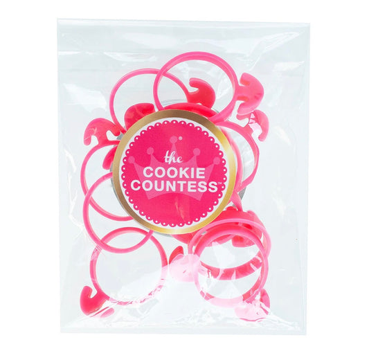 Piping Bag Ties, Reusable - 12 Pack | Cookie Countess