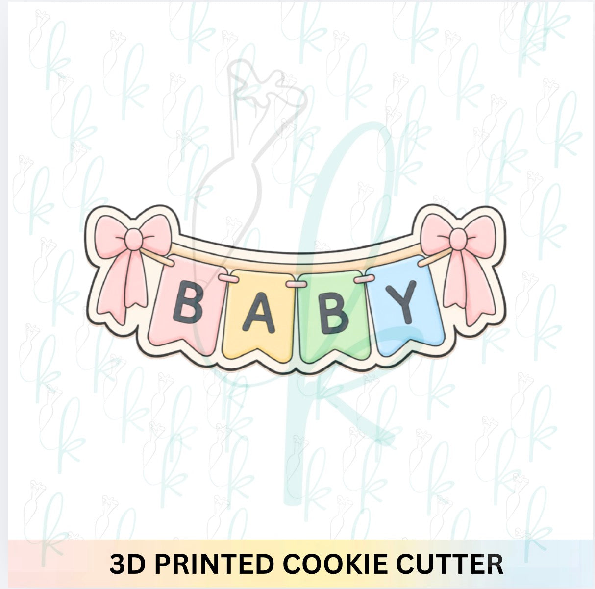 Baby Banner Cookie Cutter