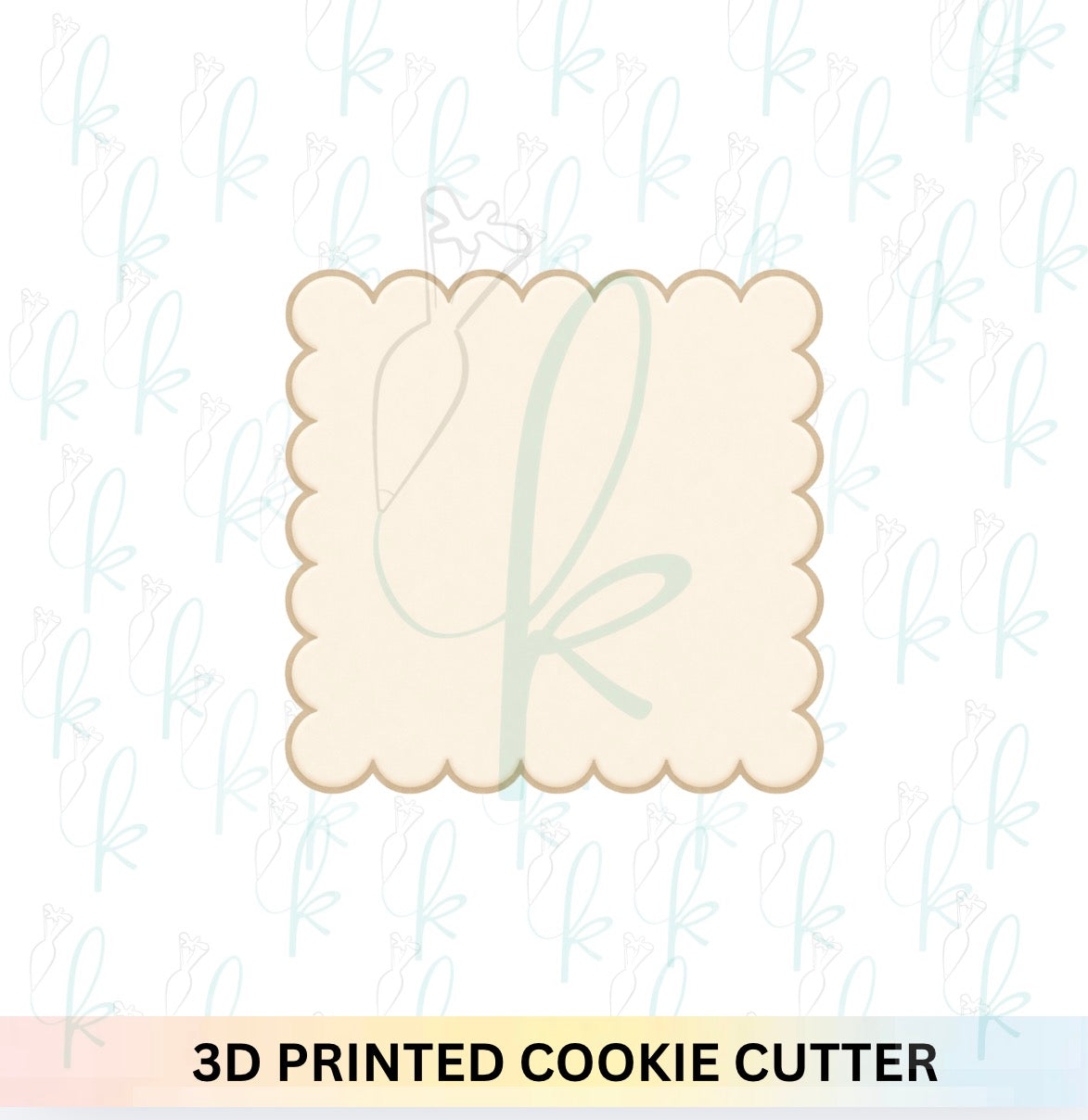 Scalloped Square Cookie Cutter