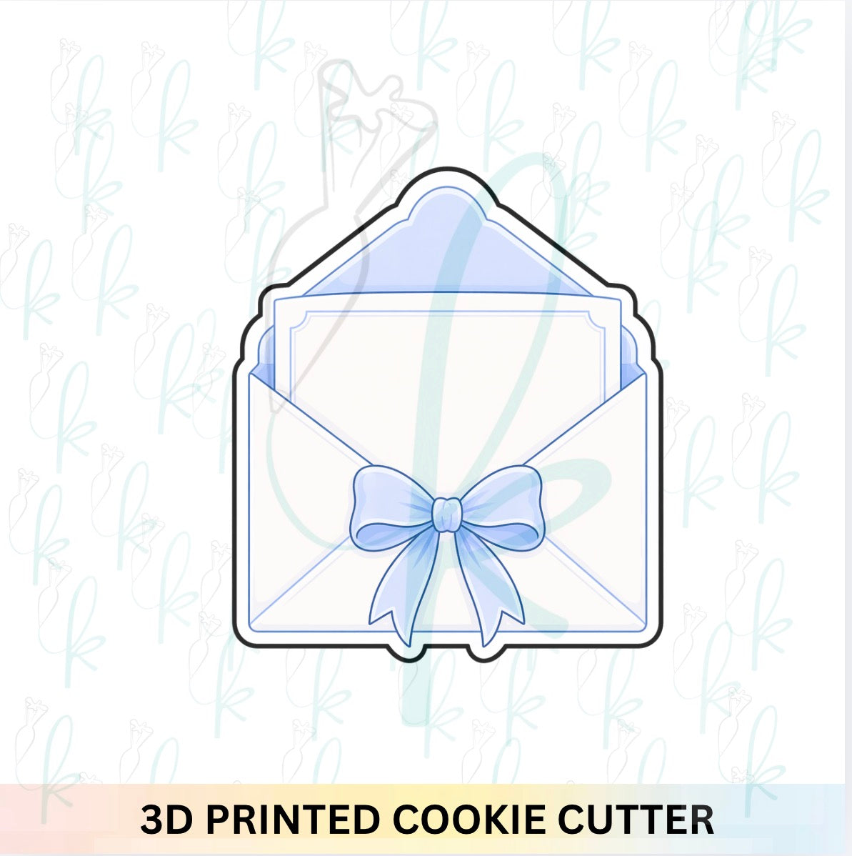 Invitation with Bow Cookie Cutter