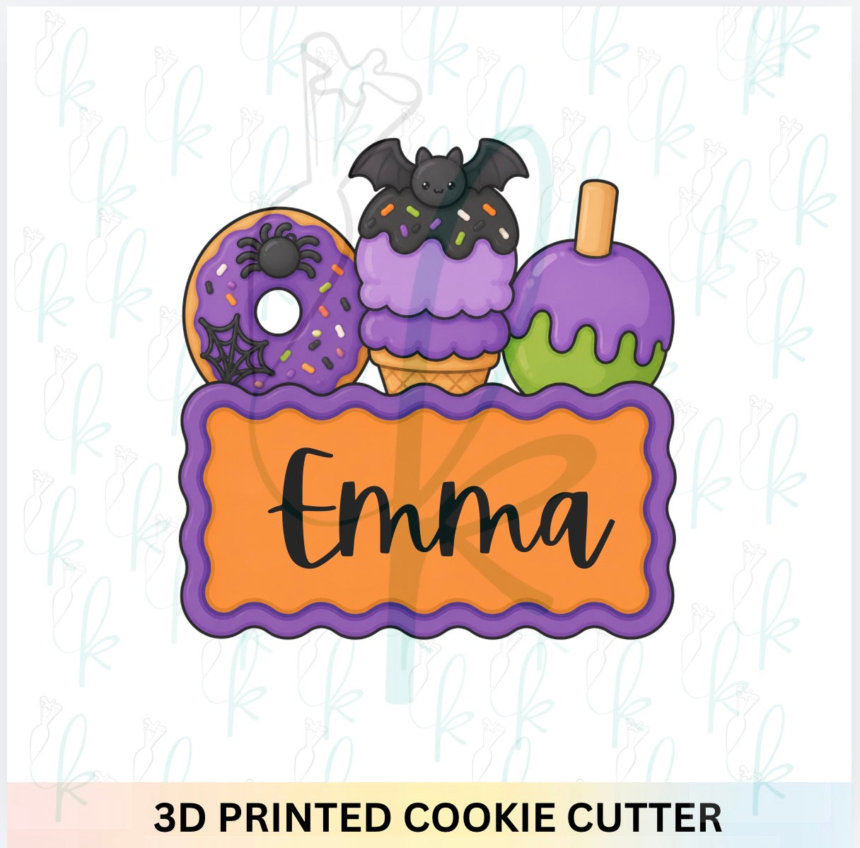 Halloween Treats Plaque Cookie Cutter