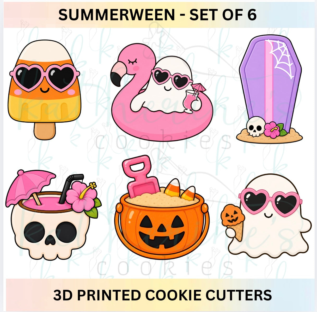 Summerween - Set of 6 Cookie Cutters