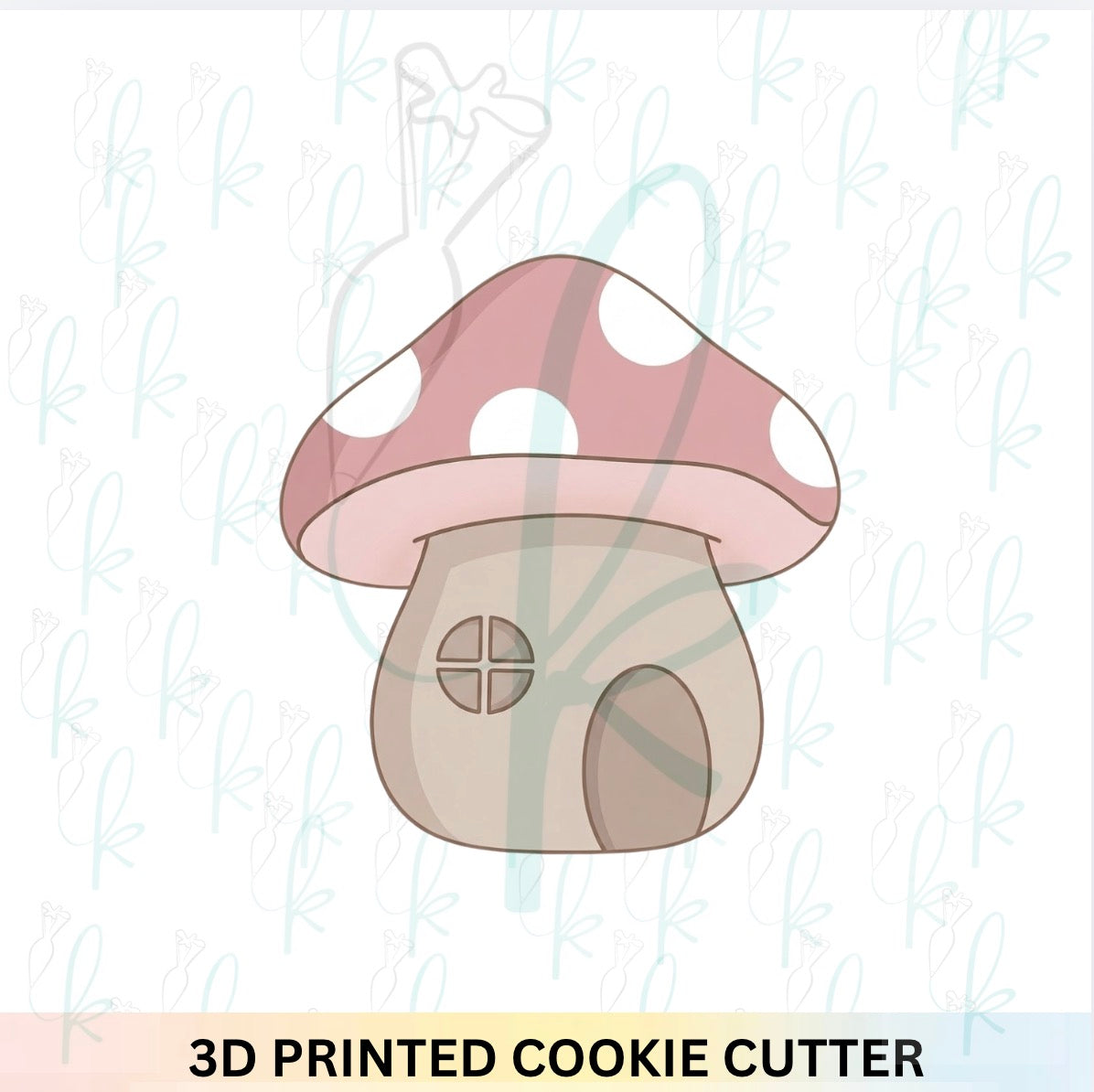 Mushroom Cottage Cookie Cutter