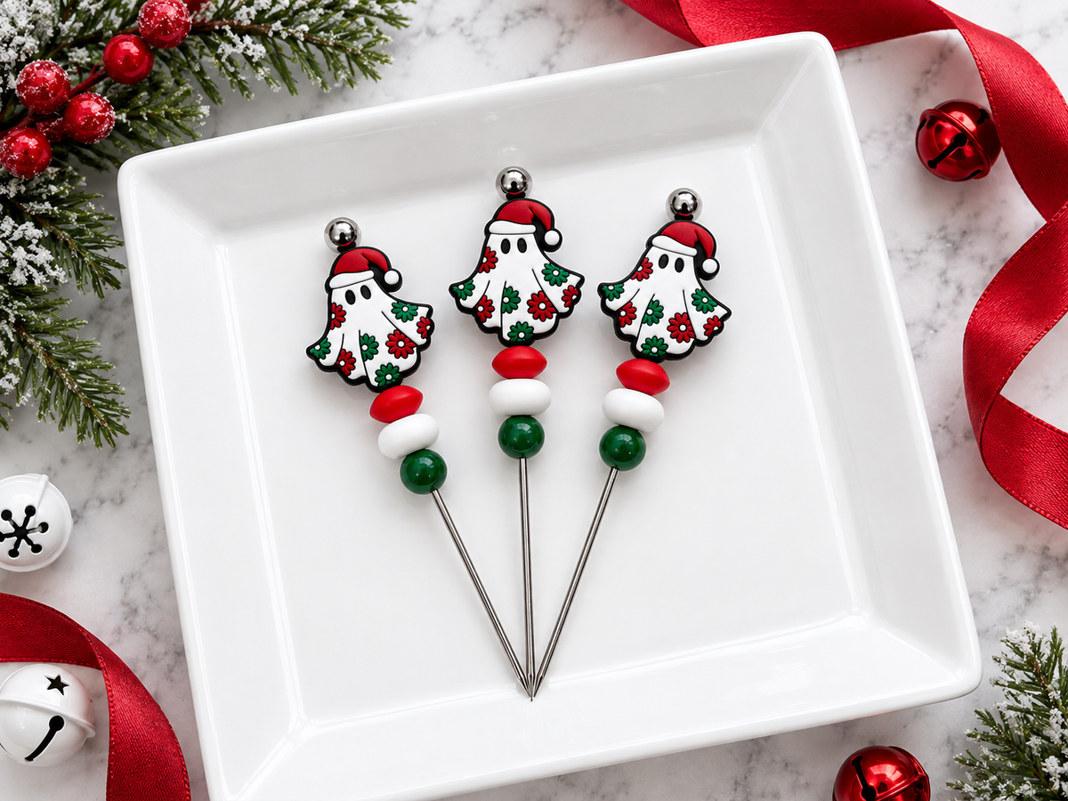 Christmas Ghost Cookie Scribe