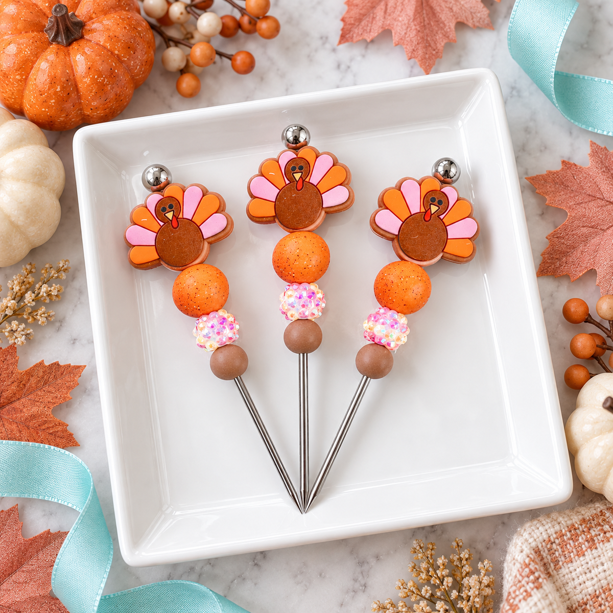 Cute Turkey Cookie Scribe