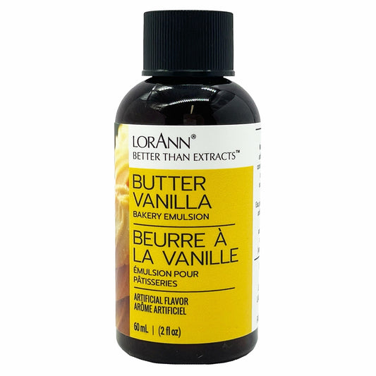 Lorann Butter Vanilla Baking Emulsion, 2oz
